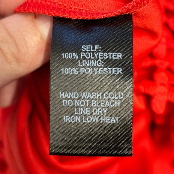 LULUS KINDHEARTED RED LACE SLEEVELESS MINI DRESS M Pencil Sheath - Picture 8 of 10